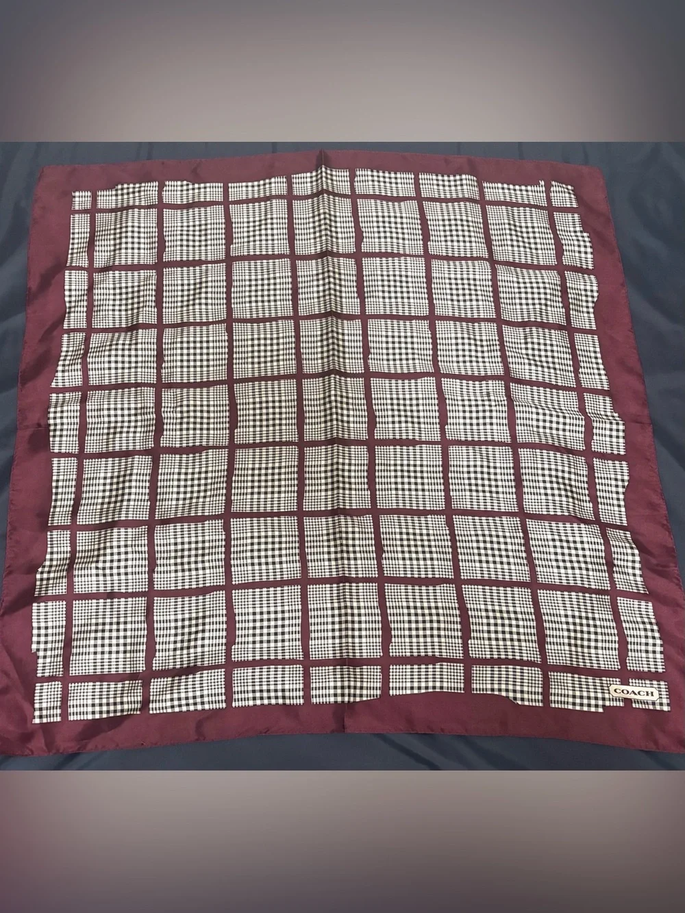 Coach silk scarf